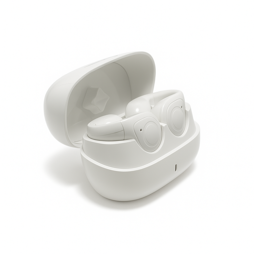 PluggedIn™ Bone Conduction Wireless Earbuds – Safe & Open-Ear