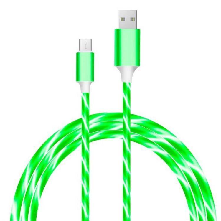 2.4A Led Glow Luminous Flowing Light Quick Fast Charging Usb Cable Type c Cable